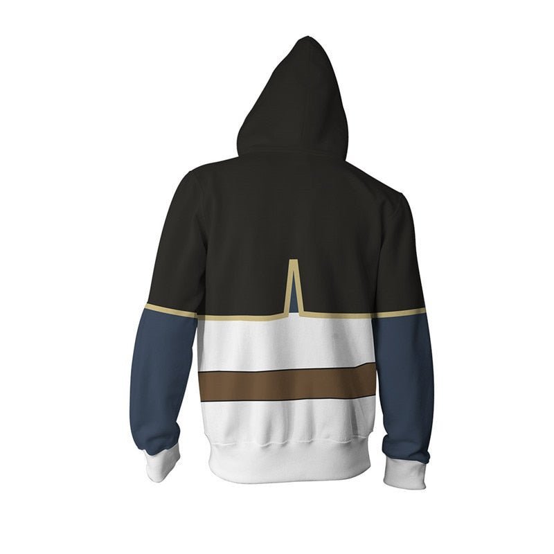 3D Black Bull Team Hoodie
