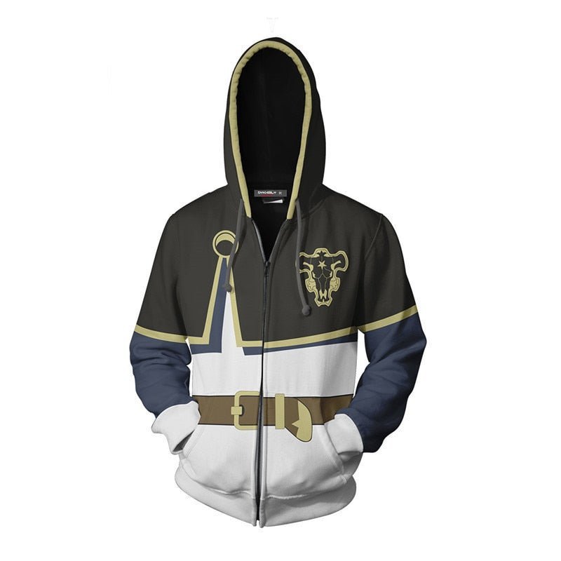 3D Black Bull Team Hoodie