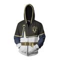 3D Black Bull Team Hoodie