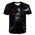 Asta Half Black Transform 3D T-shirt