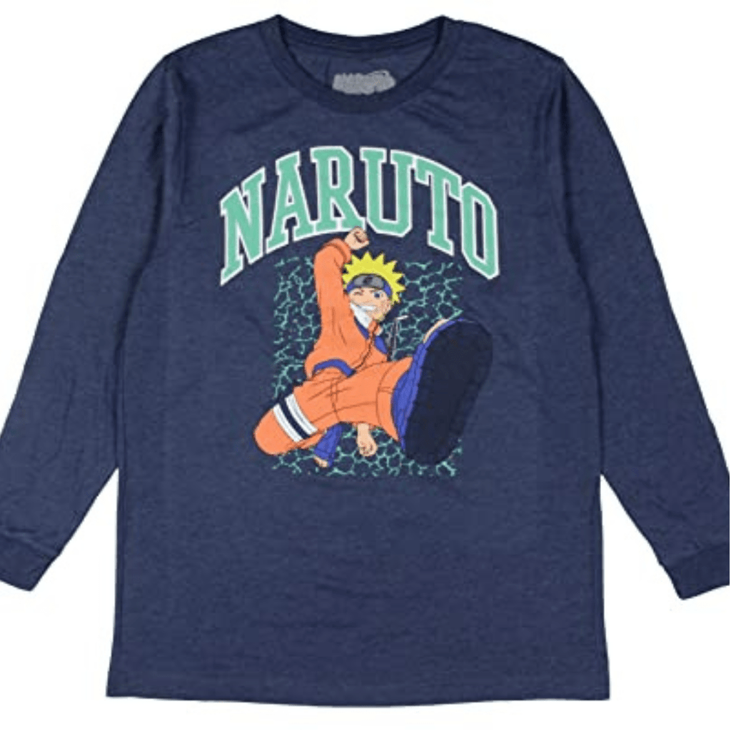 Naruto Boy Ninja Kick Long-Sleeve T-Shirt