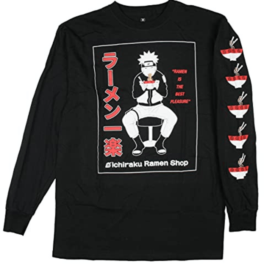 Naruto Shippuden Ramen Inspired Long Sleeve Shirt