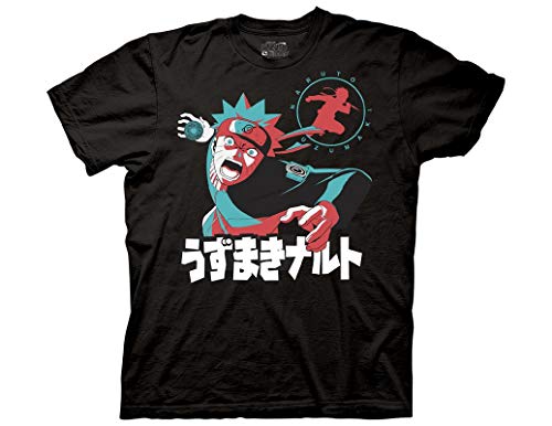 Naruto Uzumaki Rasengan & Hidden Leaf Village Symbol T-Shirt