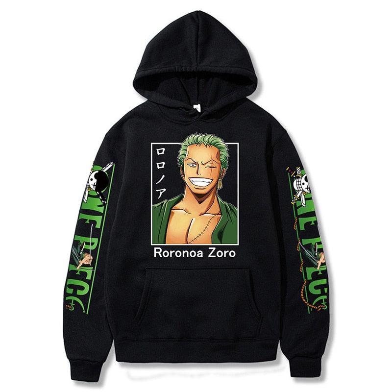 One Piece Zoro Simple Style Hoodie