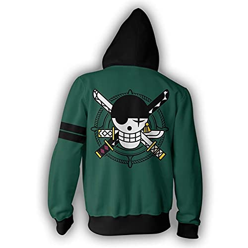 One Piece Zoro Wano Costume Hoodie Style 1